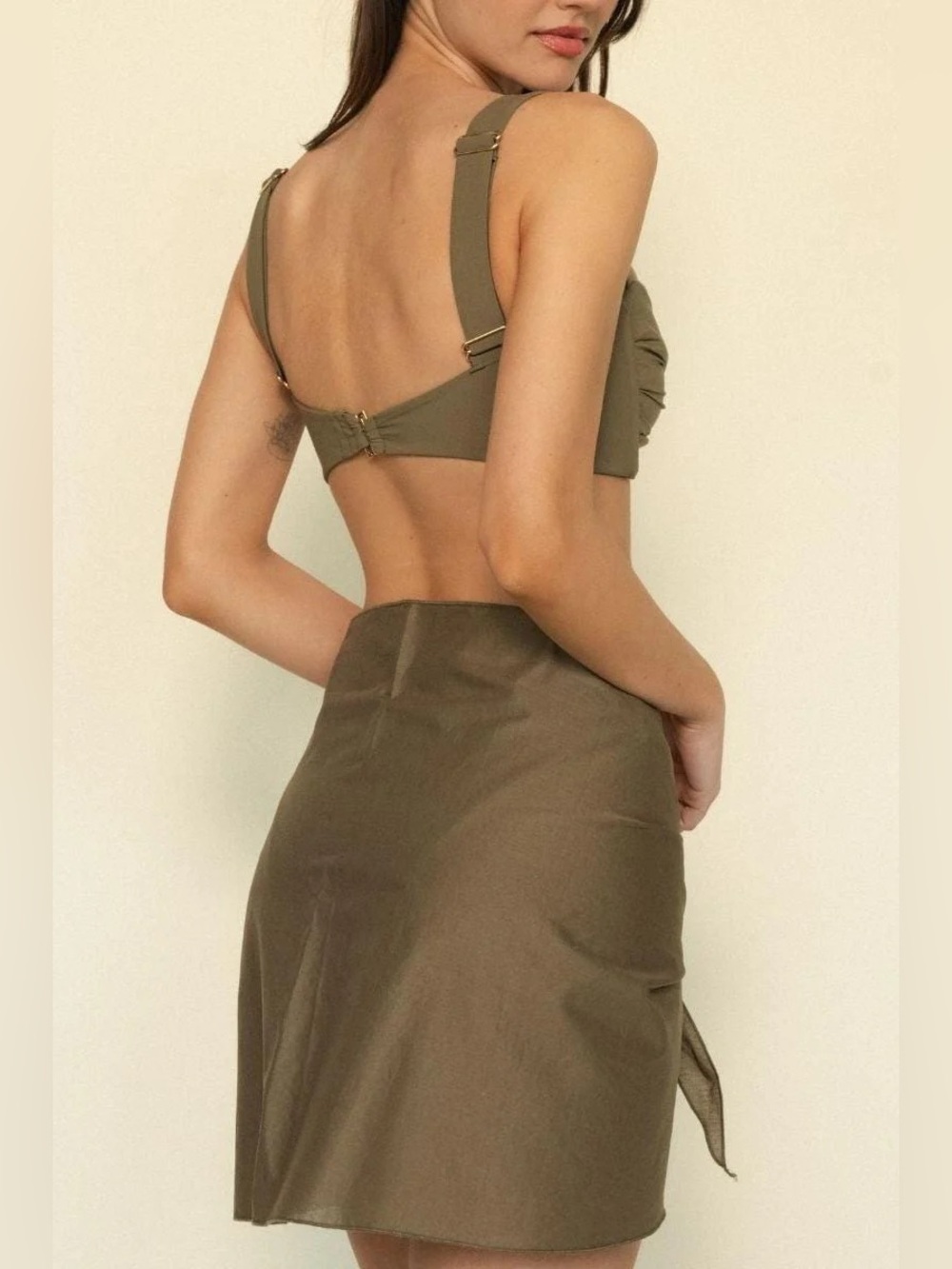 Montce Swim Khaki Sarong - Picture 4 of 6
